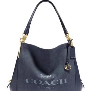 Coach Navy Blue Shoulder Bag